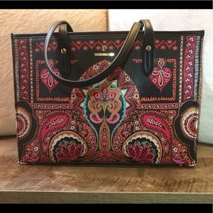 Spartina 449 midnight coral box tote
